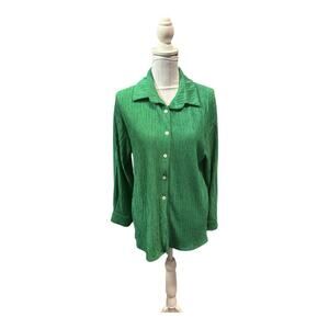 SHEIN Green Button Down Size XS